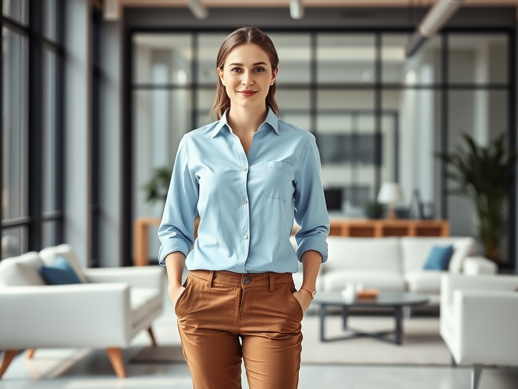 mercerie-az.ro | Pantaloni maro și lookul de birou: reguli de asortare